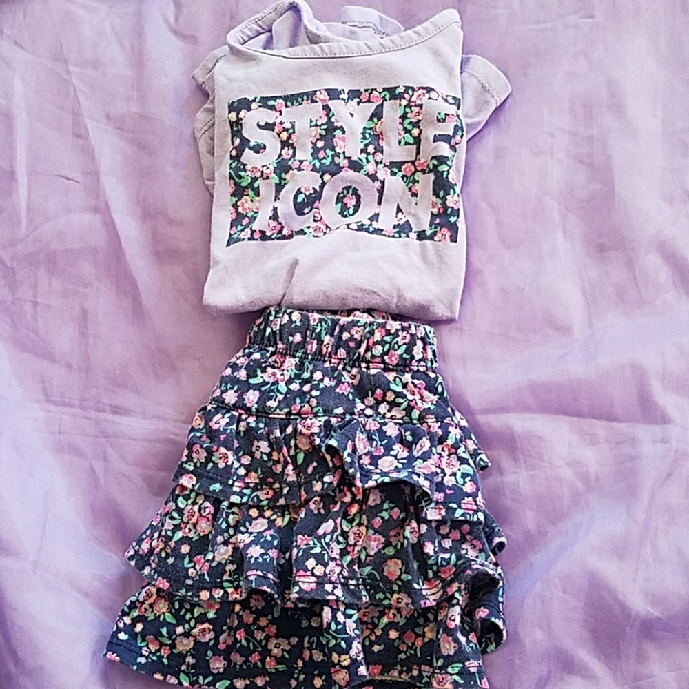 Skort and t-shirt set
